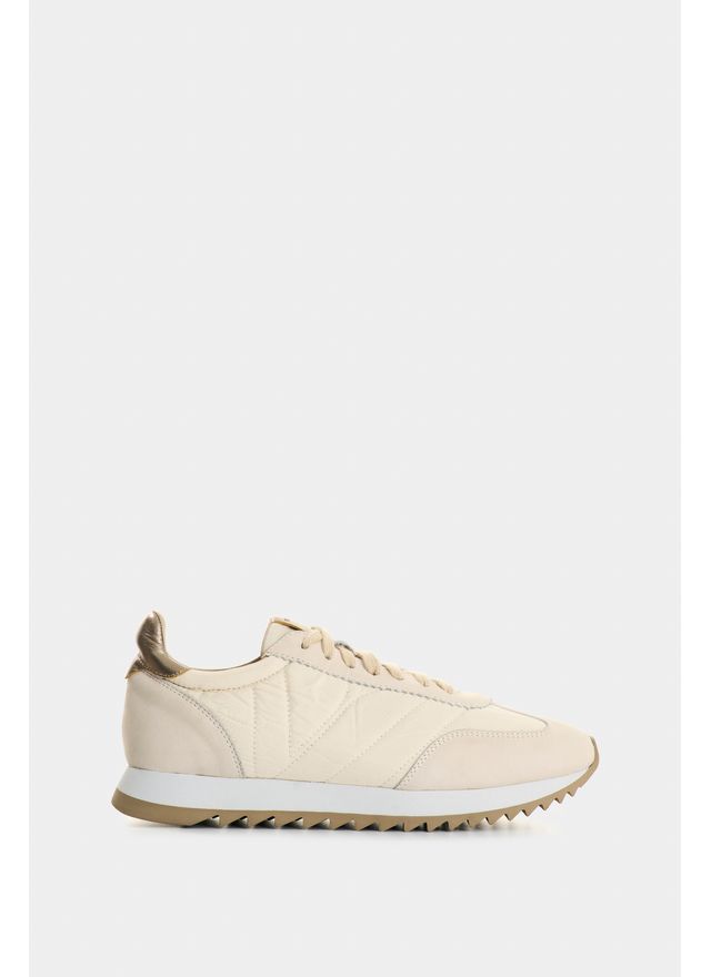 Tenis de cuero y textil para mujer Flora
