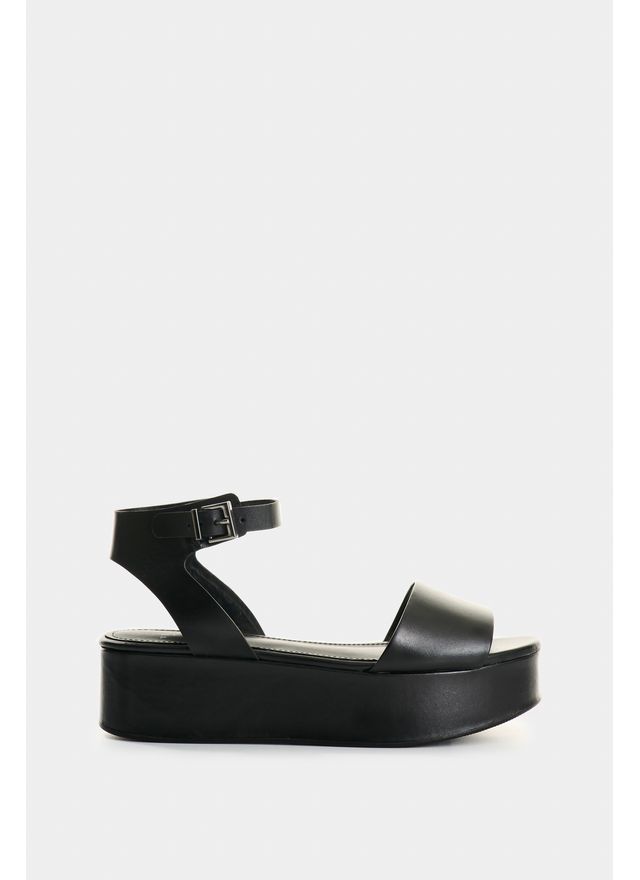 Sandalia plataforma de cuero para mujer Soren