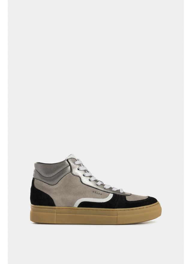 Tenis tipo bota Magena de cuero para mujer acabado vintage