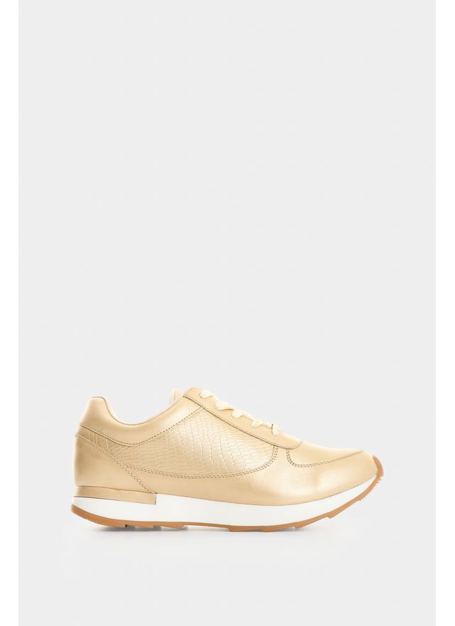 Tenis de cuero con detalle grabado para mujer Tropical 2