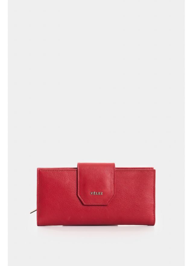 Billetera porta chequera de cuero para mujer Jade